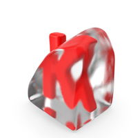 Ice Letter K PNG & PSD Images