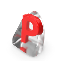 Ice Letter P PNG & PSD Images