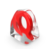 Ice Letter Q PNG & PSD Images