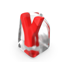 Ice Letter Y PNG & PSD Images