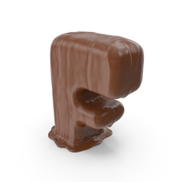 Chocolate Letter F PNG & PSD Images