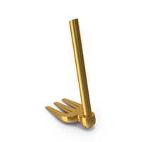 Gold Gardening Tool Icon PNG & PSD Images
