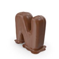 Chocolate Letter N PNG & PSD Images