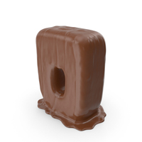 Chocolate Letter O PNG & PSD Images