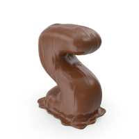 Chocolate Letter S PNG & PSD Images
