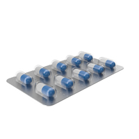 Blister Package And Pills PNG & PSD Images