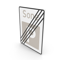 Norwegian Sign End Of Parking Zone PNG & PSD Images