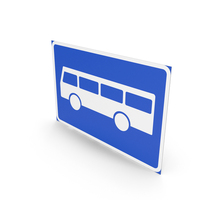 Norwegian Sign Bus Stop PNG & PSD Images