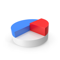 Round Chart Blue Red PNG & PSD Images