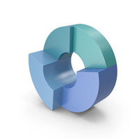 Round Chart Blue PNG & PSD Images