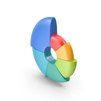 Round Chart Colourful PNG & PSD Images
