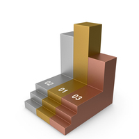 Box Chart Gold Silver Bronze PNG & PSD Images