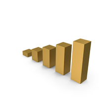 Box Chart Gold PNG & PSD Images