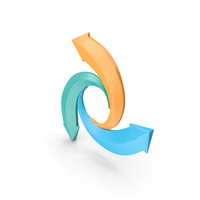 Arrow Round Colour PNG & PSD Images