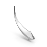 Arrow Down Metal PNG & PSD Images