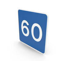 Portuguese Sign Advisory Speed Limit PNG & PSD Images
