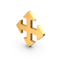 Gold Maximize Symbol PNG & PSD Images