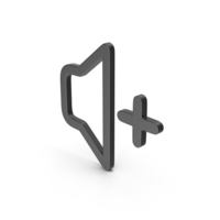 Increase Volume Icon PNG & PSD Images