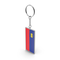 Keychain Flag Liechtenstein PNG & PSD Images