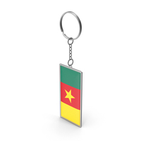 Cameroon Flag Keychain PNG & PSD Images