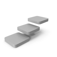Graph Steps Gray PNG & PSD Images