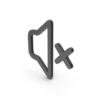 Mute Volume Icon PNG & PSD Images