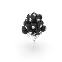 Balloons With Skull PNG & PSD Images