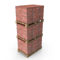 Secured Medium Cargo Bricks PNG & PSD Images