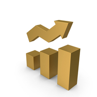 Box Chart Gold PNG & PSD Images