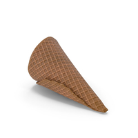 Chocolate Waffle Cone PNG & PSD Images