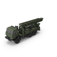 Military Truck With Antenna Folded PNG & PSD Images