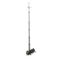 Military Truck With Antenna Unfolded PNG & PSD Images