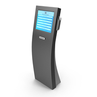 Ticket Kiosk Black PNG & PSD Images