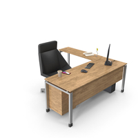 Office Table Chair Set PNG & PSD Images