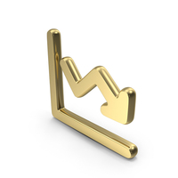 Trending Down Symbol PNG & PSD Images
