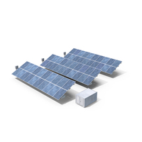 Solar Power Cell Plant PNG & PSD Images