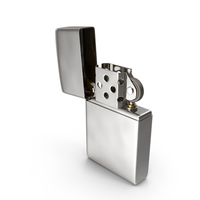Cartoon Silver Lighter PNG & PSD Images