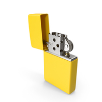 Cartoon Yellow Lighter PNG & PSD Images