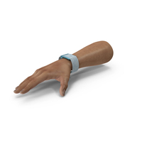 Activity Tracker Whoop 4 Blue on Hand PNG & PSD Images
