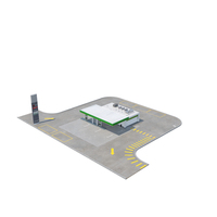 Filling Station Green Small PNG & PSD Images