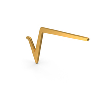 Gold Mathematical Root Icon PNG & PSD Images