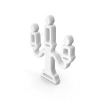 Chandelier Symbol White PNG & PSD Images