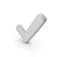 Checkmark Symbol White PNG & PSD Images