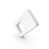 Eraser Symbol White PNG & PSD Images