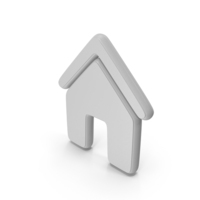 Gray Home Symbol PNG & PSD Images