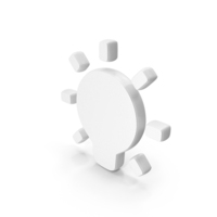 Idea Symbol White PNG & PSD Images