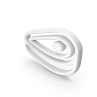 Meat Symbol White PNG & PSD Images
