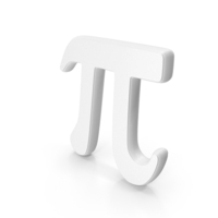 Pi Symbol White PNG & PSD Images