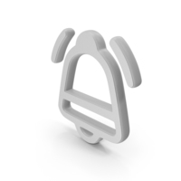 Gray Ringing Bell Symbol PNG & PSD Images