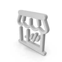 Shop Symbol White PNG & PSD Images